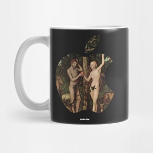 Adam and Eve apple Mug